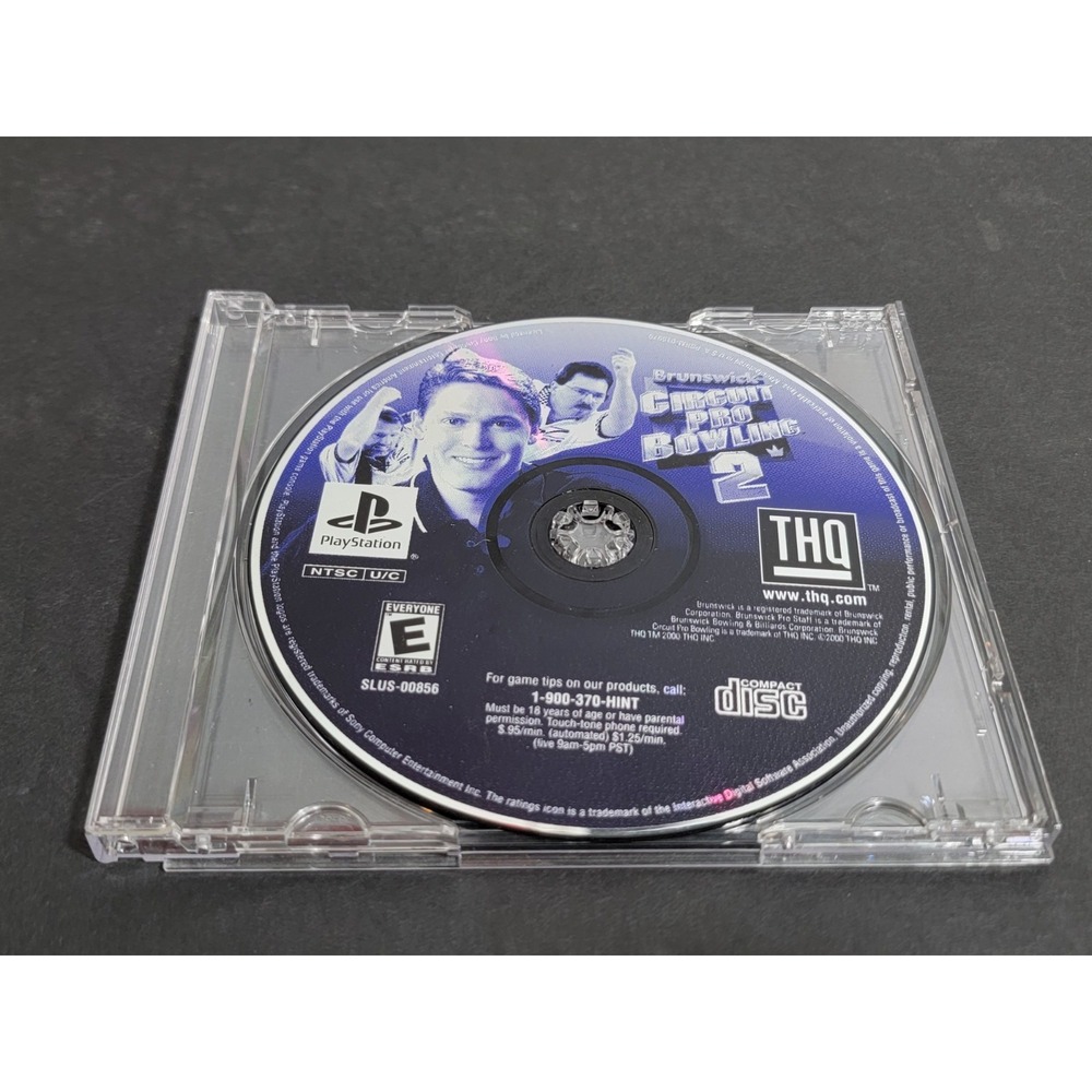 Brunswick Circuit Pro Bowling 2 Sony PlayStation 1 PS1 Disc Only THQ SLUS-00856
